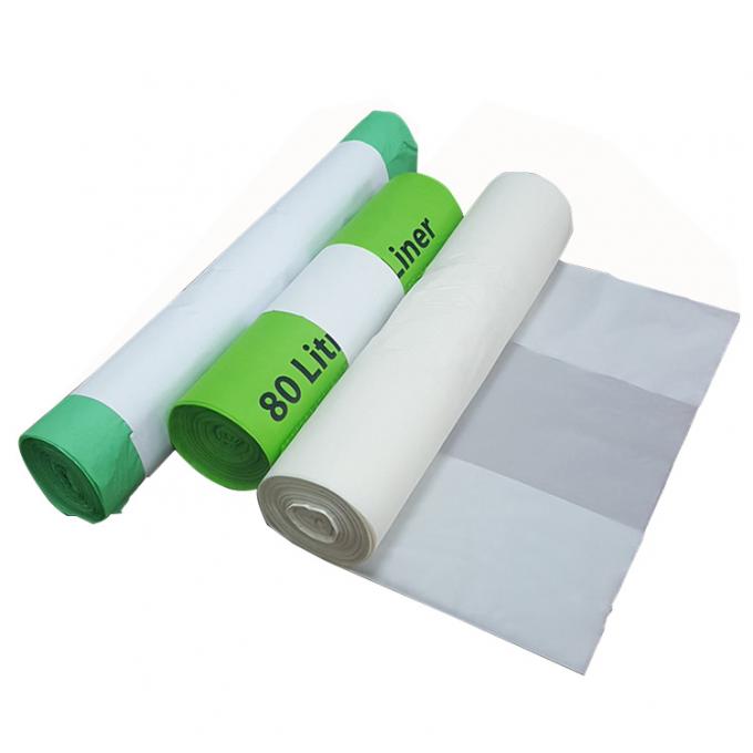 таможня майцены eco дружелюбная оптовая напечатала сумки отброса 100% biodegradable compostable пластиковые на крене