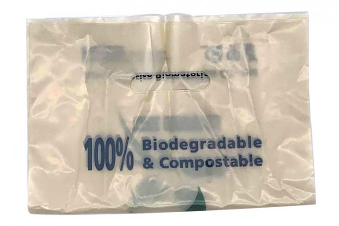 сумка tote дружественного к Эко кукурузного крахмала biodegradable пластиковая