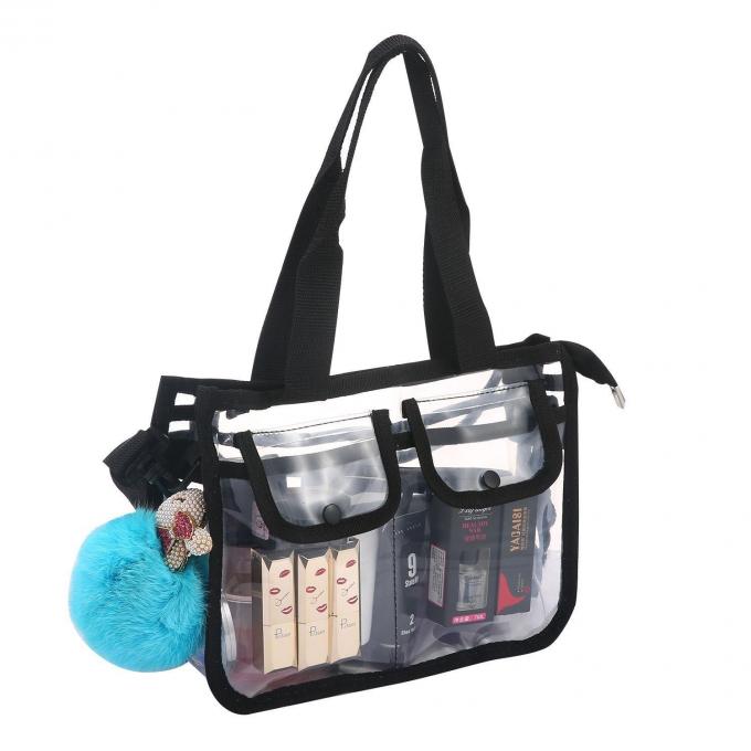 Сумка водоустойчивых косметик HOMEIN голографическая косметическая, ясная изготовленная на заказ сумка макияжа женщин PVC, сумка макияжа перемещения косметическая