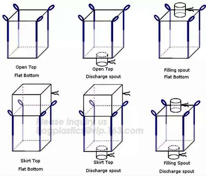 Сумки 1 мешка тонны супер сплетенные Pp большие для оптовой упаковки/Bagease удобрения