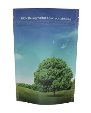 таможня eco дружелюбная напечатала сумки упаковки еды 100% сумки пакета кофе блока сумок нити pla Biodegradable ходя по магазинам нижние