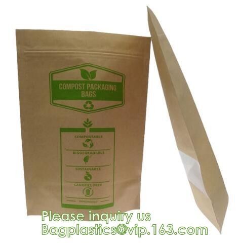Таможня PLA пакета Bagease печатая острую нижнюю сумку кофе потека бумажной сумки/biodegradable пакетики чая бумаги ремесла связи олова