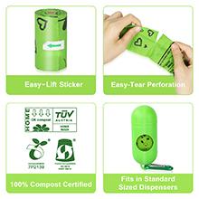 Кукурузная крахмала биоразлагаемая сумка, компостируемая сумка для дома и сообщества, кухня 3