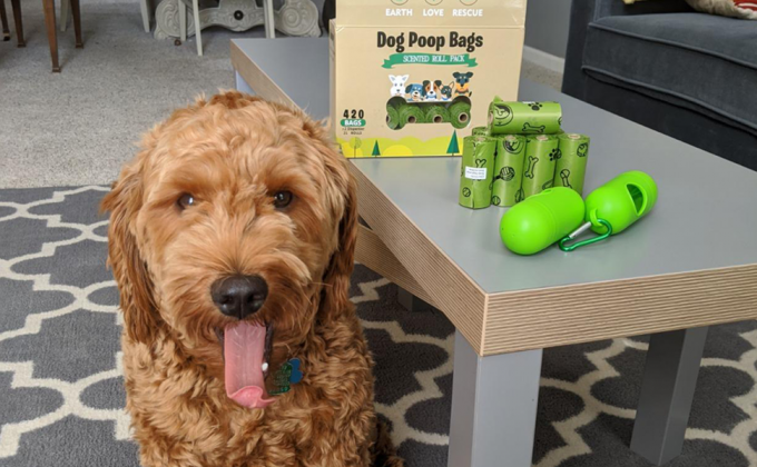 Майцена Compostables сумки кормы собаки, сумки кормы любимца собаки окружающей среды Unscented дружелюбные Compostable, доказательство утечки уплотнения звезды 6