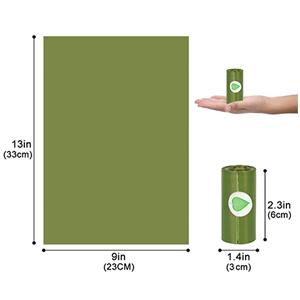 Biodegradable сумки кормы собаки | Сумки отхода любимца с зажимом распределителя и поводка для Doggy, дружественного к Эко избавления r доказательства утечки 5