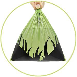 Мешок для белья Drawstring Eco кукурузного крахмала Biodegradable Compostable дружелюбный, ба погани слон Compostable Drawstring пластиковый 8