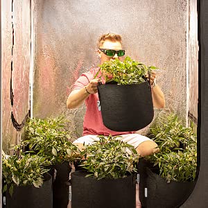 Сверхмощное 300G сгустило Nonwoven баки ткани завода ремень регулирует галлонов сумки/6-Packs завода сада 5 растет сумки/Aerati 4