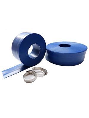 Общецелевой усиленный шланг разрядки воды PVC Положени-плоский, для пользы пока Назад-моющ фильтры и стекающ бассейны 0