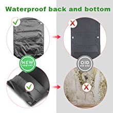 Вися растущий плантатор сумок клубники, вертикальные плантаторы смертной казни через повешение стены, травы, Succulents, искусственные заводы или цветки 5