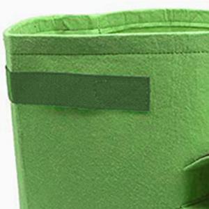 Плантатор сада сумки дружественной к Эко картошки PE растя кладет многоразовое Washable в мешки растет баки водоустойчивые, умные баки для овоща 4