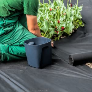 Полиэтиленовая пленка крена полиэтилена 6 Mil покрывая черная, пластиковый брезент, пластиковый мульчирует, полет барьер, конкретную влагу 2