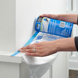 Картина ленты для маскировки Пре-связанных тесьмой художников пластиковая автомобильная самая лучшая Пре-связала маскируя фильм тесьмой покрывая с лентой 2