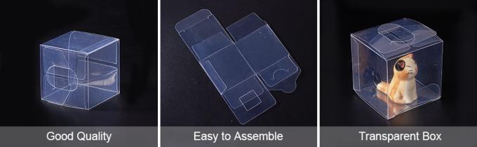 Коробка пластиковой упаковки случая мобильного телефона, изготовленная на заказ складная водоустойчивая небольшая прямоугольная пластиковая прозрачная коробка/ясные Plas 0