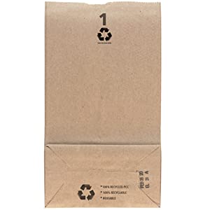 Бумажные мешки Kraft Брауна (250 отсчет) - небольшие бумажные мешки Kraft Брауна на пакуя обед - пустые сумки