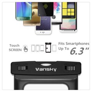 Случай кармана молнии слайдера сплавной водоустойчивый, сумки мешка сухой сумки мобильного телефона случай всеобщей всеобщий водоустойчивый 0