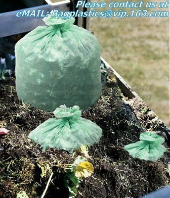 biodegradable продукт, био сумка, biodegradable изготовленная на заказ печать логотипа, плашка пластмассы покупок ручки отверстия пунша несущей отрезал сумку
