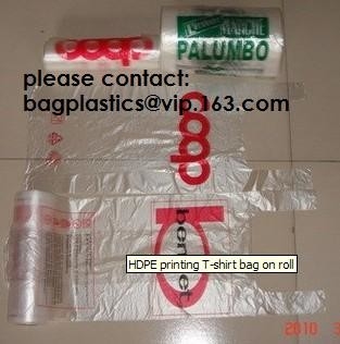 biodegradable продукт, био сумка, biodegradable изготовленная на заказ печать логотипа, плашка пластмассы покупок ручки отверстия пунша несущей отрезал сумку