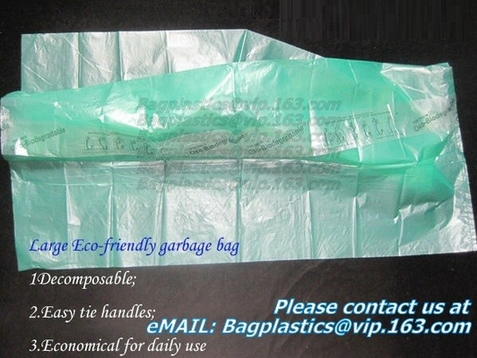 Несущей жилета 100% хозяйственная сумка с EN13432, сумки на крене, сумки Compostable пластиковая Biodegradable отхода собаки распределителя