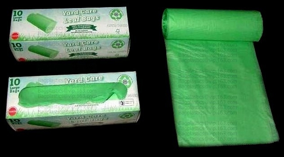 сумка отброса домочадца compostable био degradable пластиковая, продуктовая сумка сумки белья 100% Compostable изготовленная на заказ