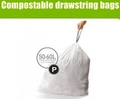 Сумка футболки хозяйственных сумок жилета PBAT+PLA 100% compostable био degradable, biodegradable и compostable hdpe пластиковая