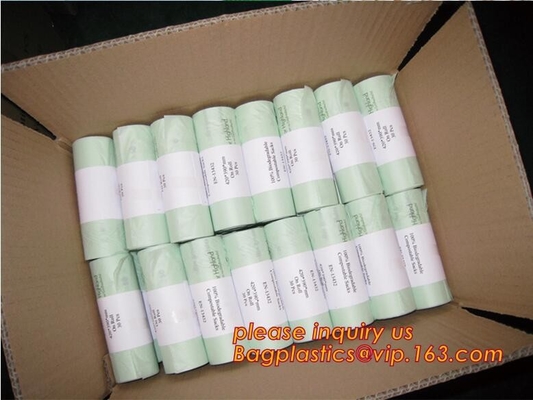 Сделанный из заводов подгонял оптовую biodegradable compostable сумку фармации с ручкой синглета