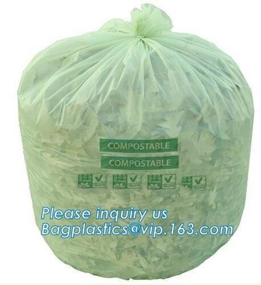 Biodegradable Eco дружелюбное устранимое и Compostable собрание погани отхода кухни, мешки выжимк Biobased, галлон Frie