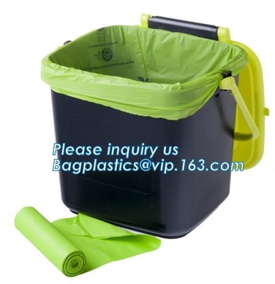 Сумки отброса 100% Biodegradable Compostable пластиковые, отброс 100% Biodegradable черный пластиковый кладут в мешки/экологический компост