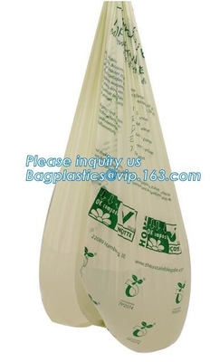 Несущей жилета 100% хозяйственная сумка Compostable пластиковая Biodegradable с EN13432 аттестовала, Compostable сумки для Superma