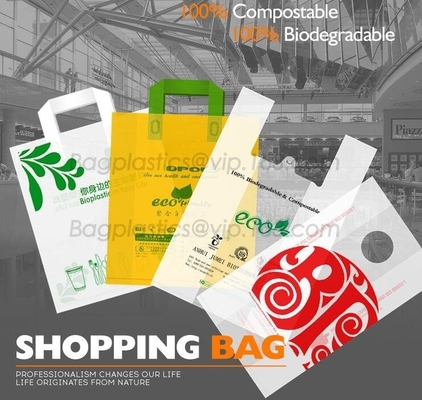 100% полностью biodegradable compostable nonwoven хозяйственных сумок, supermarke майцены 100% biodegradable compostable пластиковое