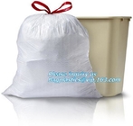Устранимые мешки для мусора Drawstring легких нагрузок