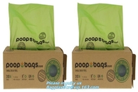 Подгонянная Compostable зеленая сумок сумки кормы собаки, biodegradable и compostable нул ненужных аттестованных собаки кормы на крене