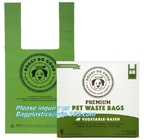 Устранимая Compostable сумка кормы собаки для чистки любимца, дружественный к Земл течебезопасный отход кормы собаки кладет в мешки с ручкой Легк-связи