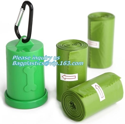 Дружественный к Эко &amp; повторно используйте Compostable сумку кормы любимца, собаку отход кладет в мешки с распределителем косточки, Compostable Pl Hdpe Epi Compostable