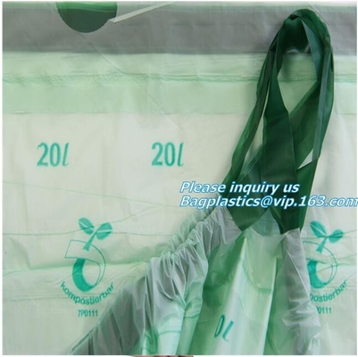 мешок для белья drawstring biodegradable compostable eco кукурузного крахмала дружелюбный, laundr eco дружелюбное biodegradable compostable