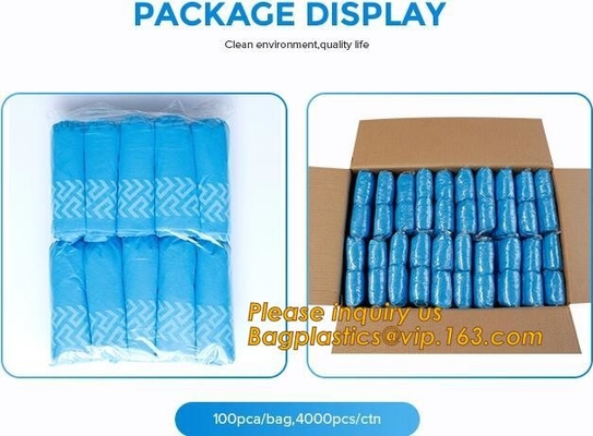 Устранимый nonwoven ботинок покрывает пластиковой ботинки ботинка крышки ботинка дождя водоустойчивой nonwoven медицинской не-сплетенные крышкой противоюзовые