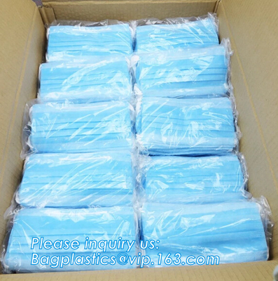 Анти- куря лицевые щитки гермошлема устранимой пыли медицинские, bagplastics лицевого щитка гермошлема earloop 3ply медицинских поставок не сплетенное устранимое