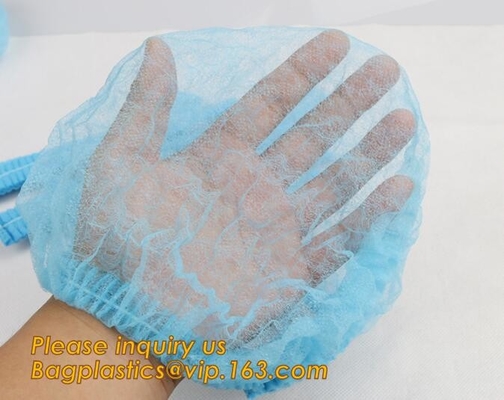 Не сплетенная крышка 21&quot; 24&quot; продуктов чистой комнаты медицинская устранимая хирургическая Bouffant, пылезащитный для хирургического ресторана медицинское