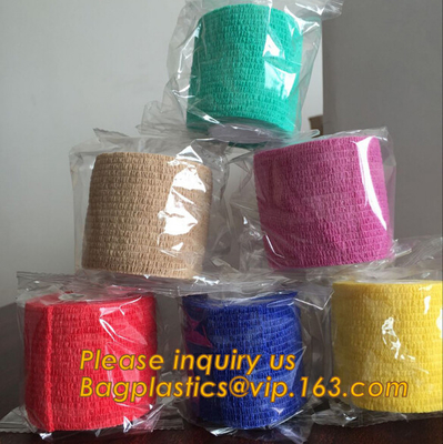 Повязка медицинского ветеринара обруча спорта эластичная кохезионная, Nonwoven напечатанный обруч El ветеринара собственной личности спорт заботы любимца лошади слипчивый покрашенный