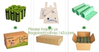 хозяйственные сумки футболки eco дружелюбные compostable biodegradable пластиковые, повторно используют кухню cornstar пакета 100 biodegradable