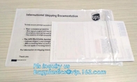 Список упаковки документа безопасностью Само-уплотнения, конверт списка упаковки фактуры UPS TNT срочный, закрытая сумка waybill конверта