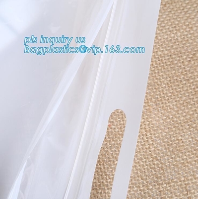 Ба документа сумки Biodegradable водоустойчивого владельца карточки сумки крюка сумки Drawstring сумки закрытия мешка щелчкового шить