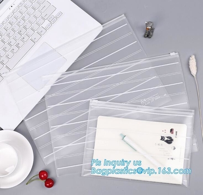 resealable сумка мешка замка застежка-молнии слайдера polybag винила, сумка винила PVC swimwear с молнией слайдера, ЕВА пластиковым A4 transparen