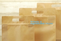 большой мешок коробки уплотнения квадрацикла 5kg с сумкой молнии слайдера для упаковки корма для домашних животных, стойки вверх по сумке питания собачьей еды упаковывая с