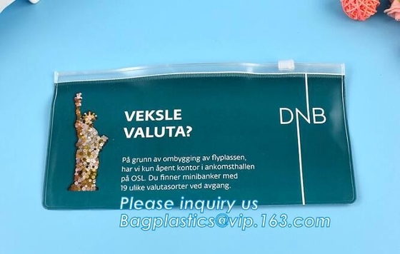 персонализированная сумка pvc молнии слайдера ткани pvc упаковывая, косметический подарок сумки Tote сумки Drawstring сумки гигиенической косметикаи сумки пакуя b