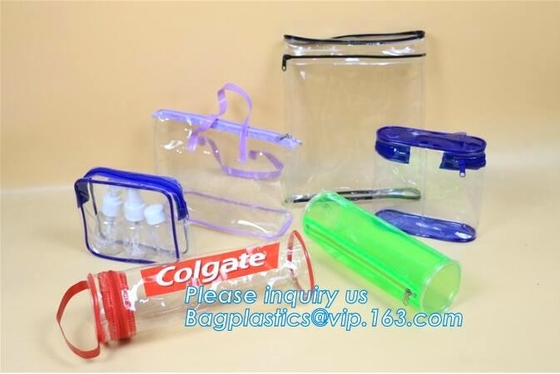 Сумка PVC винила мобильного телефона слайдера k ясная, штейновый замороженный полиэтиленовый пакет сумки молнии слайдера PVC с молнией, resealable