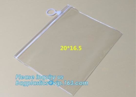 Сумка PVC винила мобильного телефона слайдера k ясная, штейновый замороженный полиэтиленовый пакет сумки молнии слайдера PVC с молнией, resealable