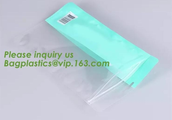 Biodegradable стойка вверх по gusset стороны сумки молнии фольги кладет bagplas в мешки bagease мешка дна k квадратного блока плоские упаковывая