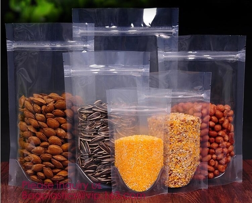 Biodegradable стойка вверх по gusset стороны сумки молнии фольги кладет bagplas в мешки bagease мешка дна k квадратного блока плоские упаковывая