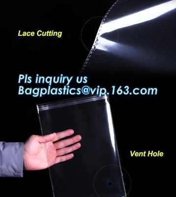 Сумки пластикового целлофана CPP/PET упаковывая для одежд, Biodegradable bagplasti bagease сумок одежды OPP CPP дешевого пластикового