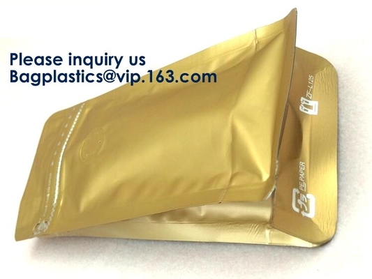 Обычная сумка молнии, сумка молнии файла, невидимая сумка молнии, сумка Bagease Popsicle Gusset фольги закуски печенья упаковывая